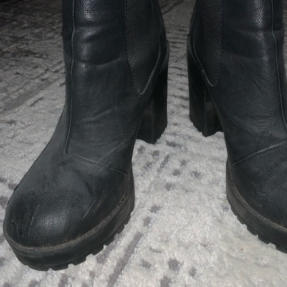 38 - Divided - Black Combat Chelsea Boot - Picture 6 of 14